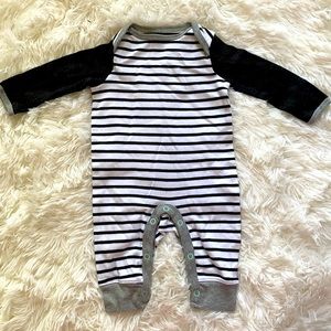 Cloud Island Newborn Boy Striped One Piece
